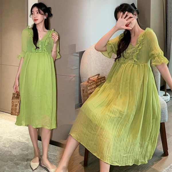 maternity dresses 6132# clothes summer chiffon short sleeve slimming stylish a line dress for pregnant women mom, White
maternity dresses 6132# clothes summer chiffon short sleeve slimming stylish a line dress for pregnant women mom, White