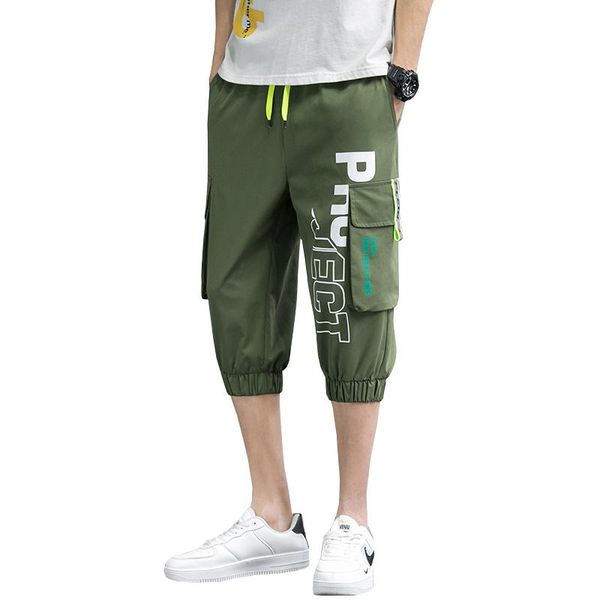 men's pants men summer cotton harem casual hip hop calf-length joggers streetwear short trousers, Black
men's pants men summer cotton harem casual hip hop calf-length joggers streetwear short trousers, Black