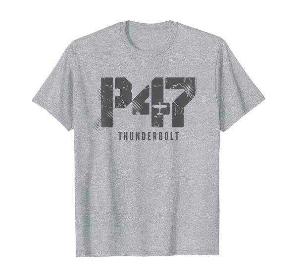p-47 thunderbolt airplane | aviation t-shirt, White;black