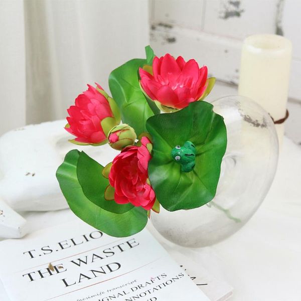 decorative flowers & wreaths plastic artificial real touch fake lotus floating plant home decor
decorative flowers & wreaths plastic artificial real touch fake lotus floating plant home decor