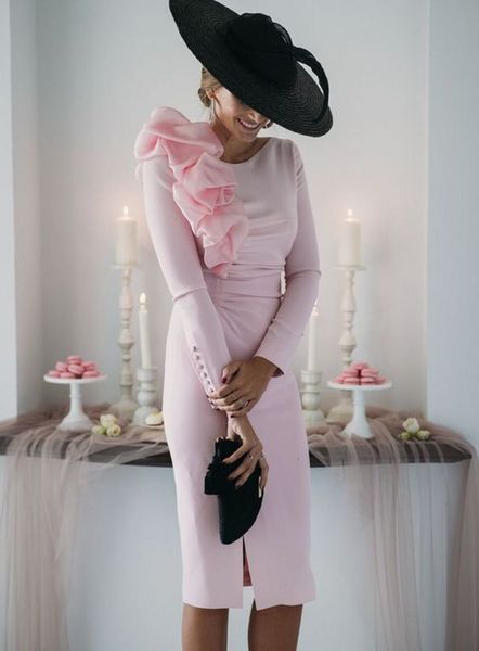 vintage 2021 new pink simple flowers evening long sleeves buttons formal es party prom gowns vestidos de festa dxj1, Black;red
vintage 2021 new pink simple flowers evening long sleeves buttons formal es party prom gowns vestidos de festa dxj1, Black;red