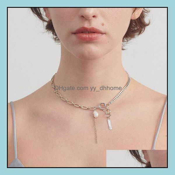 chains pendants jewelryjustine clenquet chain necklaces with zircon metal patchwork pearl choker necklace & bracelet drop delivery 2021 vtvq, Silver
chains pendants jewelryjustine clenquet chain necklaces with zircon metal patchwork pearl choker necklace & bracelet drop delivery 2021 vtvq, Silver