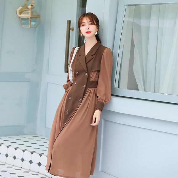 trench women elegant double breasted casual temperament soft lady outerwear spring new korean trendy pocket oversize m613, Tan;black
trench women elegant double breasted casual temperament soft lady outerwear spring new korean trendy pocket oversize m613, Tan;black