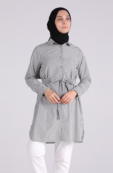 women's blouses & shirts minahill black tunic 1446-03, White
women's blouses & shirts minahill black tunic 1446-03, White