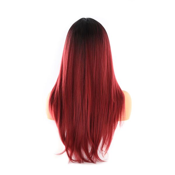 costume accessories synthetic lace front wig ombre wine red color 20 inches long straight hair for women heat resistant fiber cross lace, Silver
costume accessories synthetic lace front wig ombre wine red color 20 inches long straight hair for women heat resistant fiber cross lace, Silver
