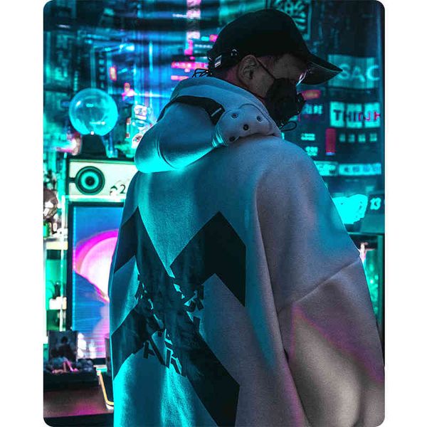 men's cloth hoodie functional wind sweatshirt discoloration loose hooded lovers harajuku astronaut street drs, Black
men's cloth hoodie functional wind sweatshirt discoloration loose hooded lovers harajuku astronaut street drs, Black