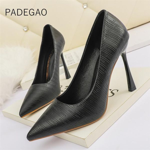 dress shoes womens 2021 fashion ladies elegant pump heels, Black