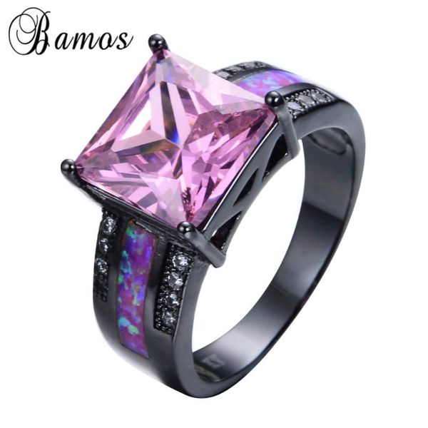 wedding rings bamos mystic jewelry pink square zircon for women bohemian black gold filled party fire opal ring rb1049, Slivery;golden
wedding rings bamos mystic jewelry pink square zircon for women bohemian black gold filled party fire opal ring rb1049, Slivery;golden