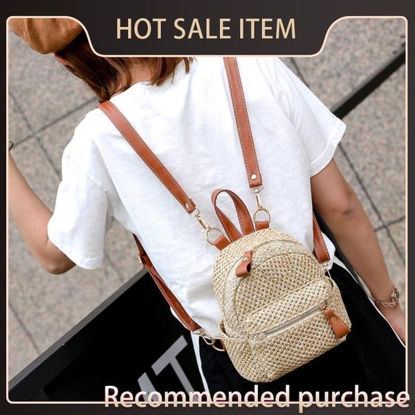 girls small bags straw rucksack female weave women hollow fashion backpack schoolbag shoulder beach backpack mini satchel prjlr oirce, Red;black
girls small bags straw rucksack female weave women hollow fashion backpack schoolbag shoulder beach backpack mini satchel prjlr oirce, Red;black