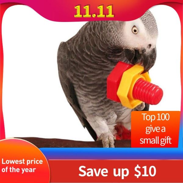 other bird supplies 4pc parrot toy chew bites swing cage nuts bolts screw for parakeet cockatiel cockatoo training toys drop
other bird supplies 4pc parrot toy chew bites swing cage nuts bolts screw for parakeet cockatiel cockatoo training toys drop
