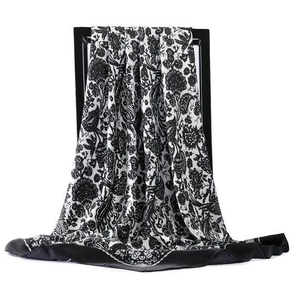 scarves fashion paisley print kerchief silk satin hijab scarf for women square shawls wraps 90*90cm bandana head neck scarfs ladies, Blue;gray
scarves fashion paisley print kerchief silk satin hijab scarf for women square shawls wraps 90*90cm bandana head neck scarfs ladies, Blue;gray