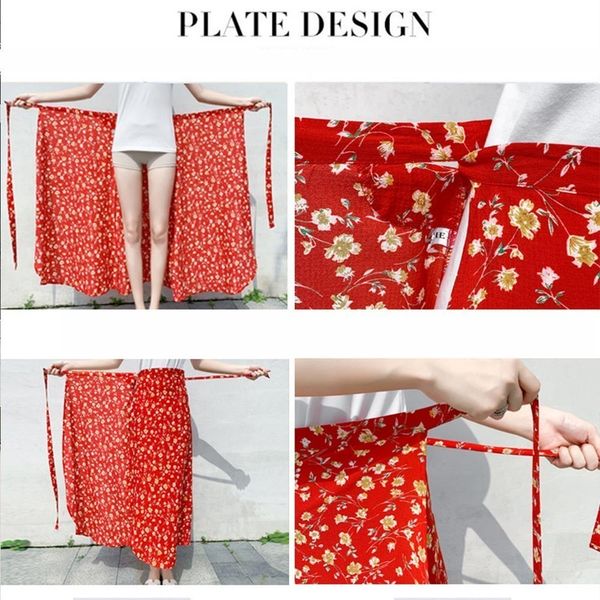 2021 new boho long women summer elegant floral print split midi casual high waist asymmetrical chiffon skirts awgi, Black
2021 new boho long women summer elegant floral print split midi casual high waist asymmetrical chiffon skirts awgi, Black
