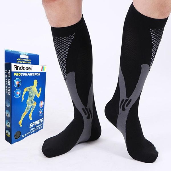 sports socks findcool running marathon cycling climbing fitness long compression breathable basketball stockings, Black
sports socks findcool running marathon cycling climbing fitness long compression breathable basketball stockings, Black