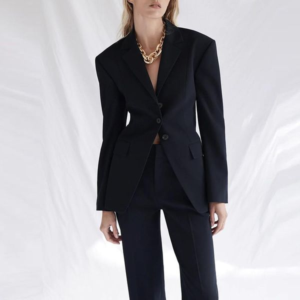 women's suits & blazers autumn casual blazer jacket women single breasted slim notched collar long sleeve office ladies outerwear, White;black
women's suits & blazers autumn casual blazer jacket women single breasted slim notched collar long sleeve office ladies outerwear, White;black