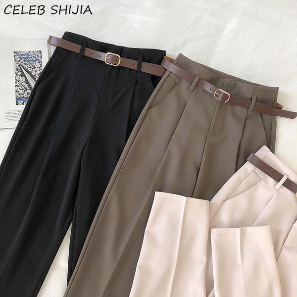 spring high waist suit pants women with belt apricot work bottoms office lady summer ol business trousers woman clothes women's & capri, Black;white
spring high waist suit pants women with belt apricot work bottoms office lady summer ol business trousers woman clothes women's & capri, Black;white