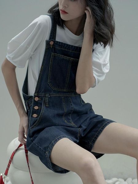 women's jeans vintage sleeveless denim jumpsuit women high waist shorts overalls backless black playsuit casual 2021, Blue
women's jeans vintage sleeveless denim jumpsuit women high waist shorts overalls backless black playsuit casual 2021, Blue