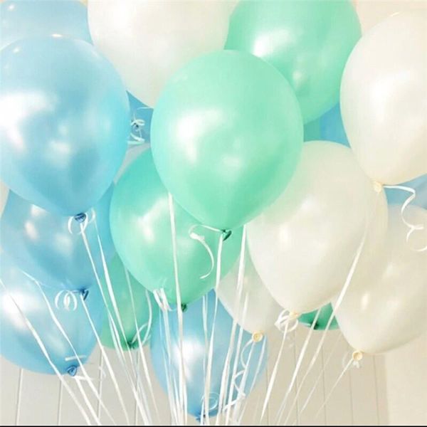 party decoration 20pcs mint green balloons and white latex balloon 10inch blue supplies wedding birthday toy
party decoration 20pcs mint green balloons and white latex balloon 10inch blue supplies wedding birthday toy