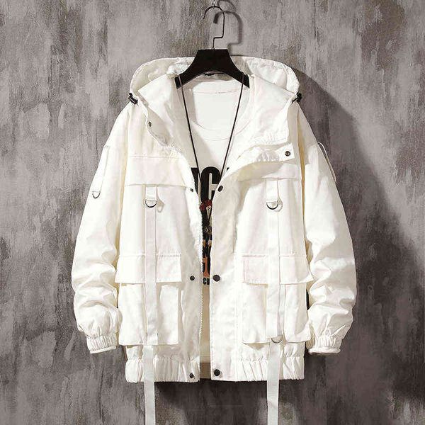 dropshipping men streetwear hip hop bomber jacket 2021 man harajuku ribbons pockets windbreaker korean style fashions clothing y1106, Black;brown
dropshipping men streetwear hip hop bomber jacket 2021 man harajuku ribbons pockets windbreaker korean style fashions clothing y1106, Black;brown