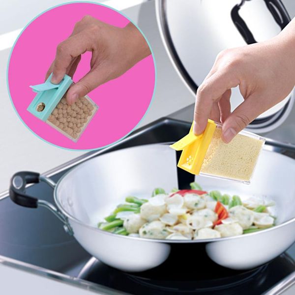 storage bottles & jars 6pcs transparent plastic seasoning box kitchen supplies practical convenient condiment bottle with salt spice 
storage bottles & jars 6pcs transparent plastic seasoning box kitchen supplies practical convenient condiment bottle with salt spice