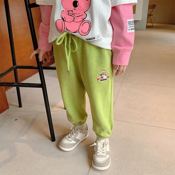 trousers children's autumn casual pants clothes pure cotton loose student girls cartoon sports trouser 5-84, Blue
trousers children's autumn casual pants clothes pure cotton loose student girls cartoon sports trouser 5-84, Blue