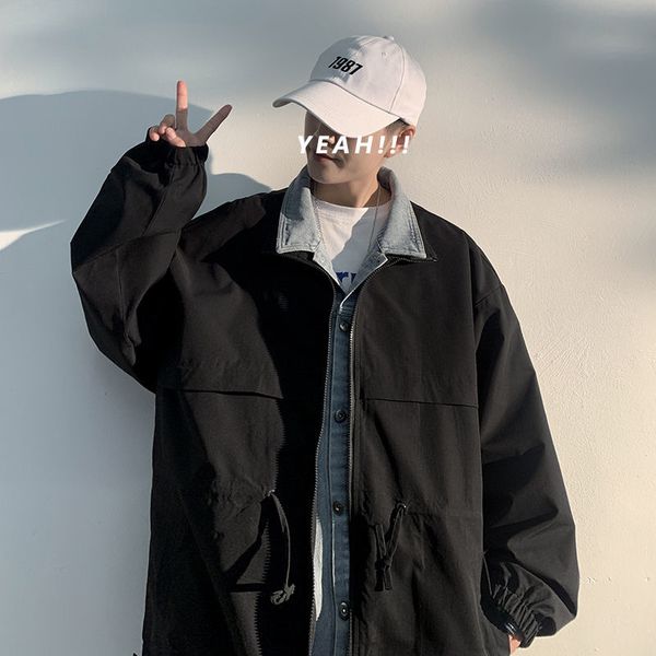 new 2021 men's denim lining streetwear casual bomber jackets military fashion coats clothes solid color windbreaker plus size m-5xl 9vg, Black;brown
new 2021 men's denim lining streetwear casual bomber jackets military fashion coats clothes solid color windbreaker plus size m-5xl 9vg, Black;brown