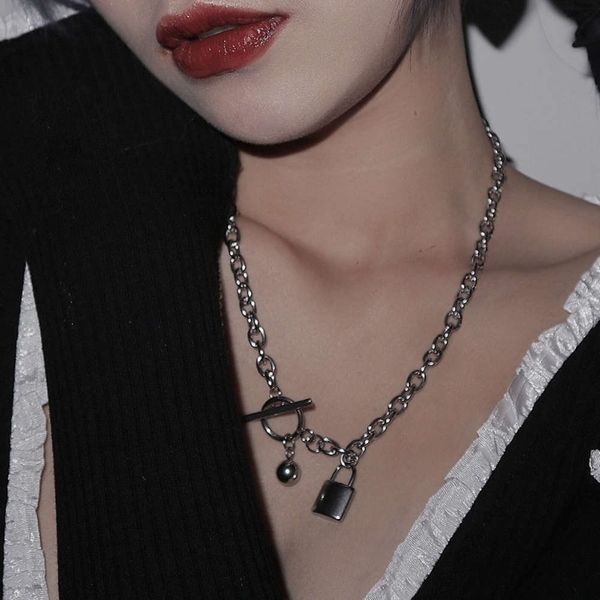 hbp am same ins versatile original sufeng metal ball key lock pendant clavicle chain men's and women's fashion brand wool clothing, Silver
hbp am same ins versatile original sufeng metal ball key lock pendant clavicle chain men's and women's fashion brand wool clothing, Silver