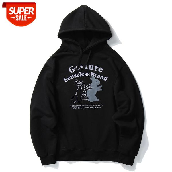 Hip Hop Streetwear Hoodie Sweatshirts 2020 Autumn Gesture Reflection Rabbit Harajuku Hoodies Casual Hooded Sweatshirts Pullover #220L, Black
Hip Hop Streetwear Hoodie Sweatshirts 2020 Autumn Gesture Reflection Rabbit Harajuku Hoodies Casual Hooded Sweatshirts Pullover #220L, Black