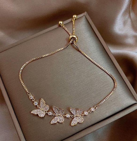 bracelet for women fashion delicate zircon butterfly charm women link bracelet jewelry accessories wholesale, Black
bracelet for women fashion delicate zircon butterfly charm women link bracelet jewelry accessories wholesale, Black
