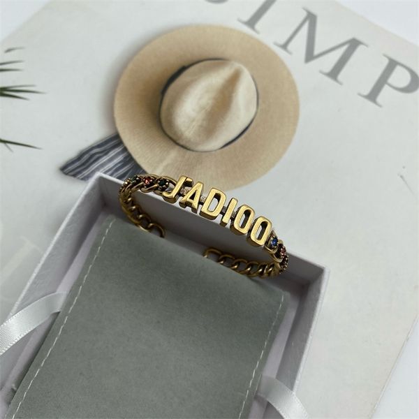 70% off outlet online letter color diamond open female family temperament personality niche net red bracelet, Black
70% off outlet online letter color diamond open female family temperament personality niche net red bracelet, Black