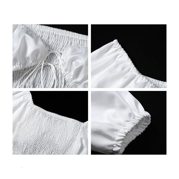 2021 new long sleeve v neck lace up cropped elegant white hollow out slim shirt women casual blouse club party wear j9hw
2021 new long sleeve v neck lace up cropped elegant white hollow out slim shirt women casual blouse club party wear j9hw