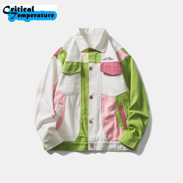 men's jackets hip hop streetwear color block patchwork denim jacket 2021 men harajuku jeans autumn cotton casual coat outwear, Black;brown
men's jackets hip hop streetwear color block patchwork denim jacket 2021 men harajuku jeans autumn cotton casual coat outwear, Black;brown