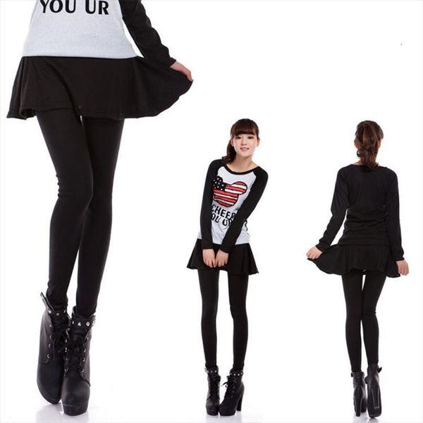 spring and autumn skirt women legging girl fake two pieces no pilling big swing pants legings bottom wear, Black
spring and autumn skirt women legging girl fake two pieces no pilling big swing pants legings bottom wear, Black