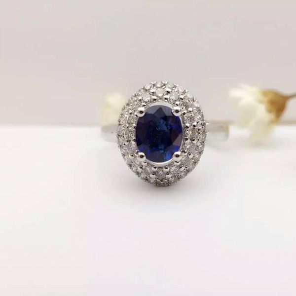 cluster rings 1.18ct+0.555ct 18k gold natural sapphire women ring with diamond setting 2021 fine jewelry wedding band engagement, Golden;silver
cluster rings 1.18ct+0.555ct 18k gold natural sapphire women ring with diamond setting 2021 fine jewelry wedding band engagement, Golden;silver