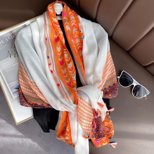 scarves 2021 retro cotton and women's scarf spring autumn fashion trend feather long thin summer sunscreen shawl, Blue;gray
scarves 2021 retro cotton and women's scarf spring autumn fashion trend feather long thin summer sunscreen shawl, Blue;gray
