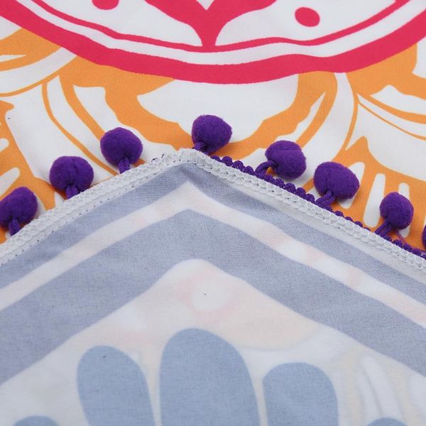 tapestries 147*147cm round beach towel tapestry tassel decor with balls circular tablecloth yoga picnic lotus floral mat blue pink yellow
tapestries 147*147cm round beach towel tapestry tassel decor with balls circular tablecloth yoga picnic lotus floral mat blue pink yellow