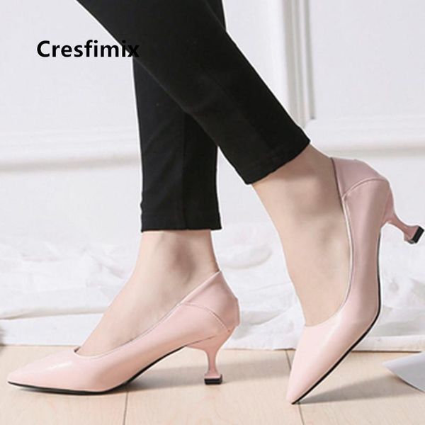 dress shoes cresfimix women fashion light weight pink spring slip on high heel ladies black pu leather summer zapatos dama b9087
dress shoes cresfimix women fashion light weight pink spring slip on high heel ladies black pu leather summer zapatos dama b9087