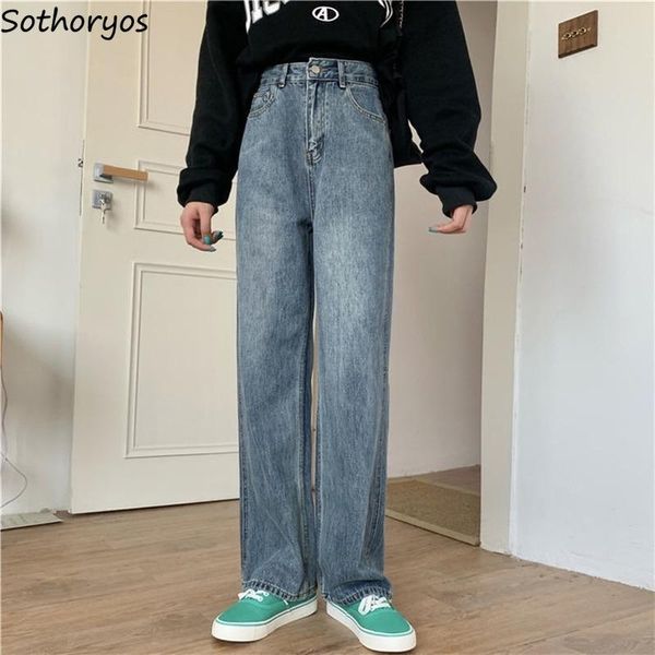 women's jeans women vintage retro straight denim washed loose students korean style wide leg high-waist spring all-match chic casual, Blue
women's jeans women vintage retro straight denim washed loose students korean style wide leg high-waist spring all-match chic casual, Blue