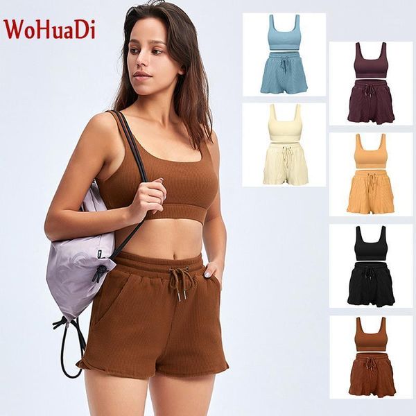 yoga outfit wohuadi 2021 casual sports shorts set wear gym fitness suit women clothes vest bra stripe sportswear high waist pant
yoga outfit wohuadi 2021 casual sports shorts set wear gym fitness suit women clothes vest bra stripe sportswear high waist pant