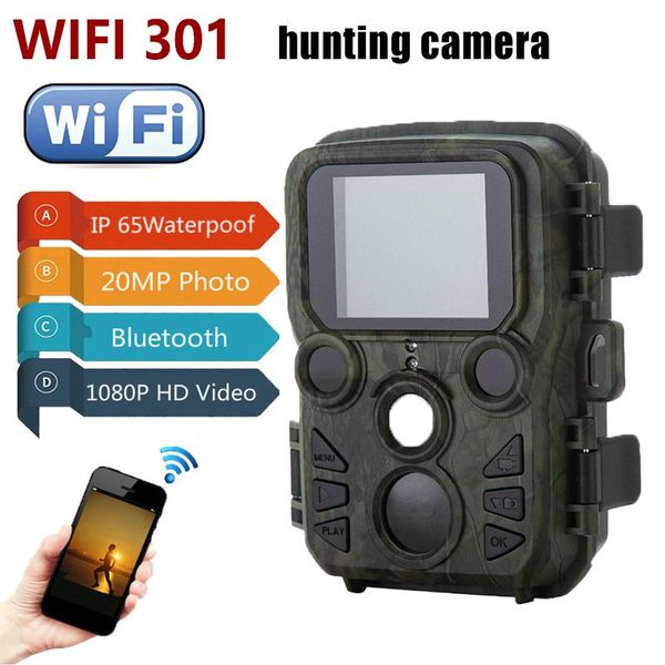 wifi-301 hunting cameras 20mp 1080p night vision wildlife p traps record app surveillance wireless bluetooth control
wifi-301 hunting cameras 20mp 1080p night vision wildlife p traps record app surveillance wireless bluetooth control