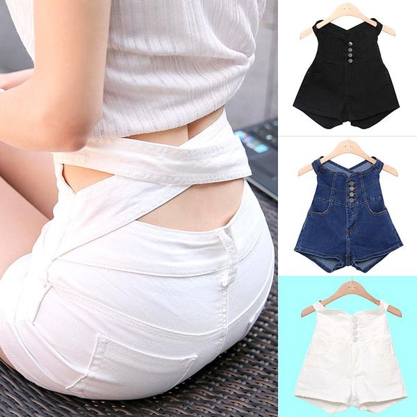 women's jeans 2021 european-american style breasted slim back crossing stretch high waist shorts summer, Blue
women's jeans 2021 european-american style breasted slim back crossing stretch high waist shorts summer, Blue