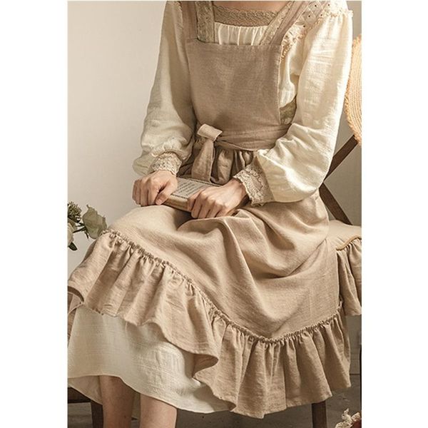 aprons 2021 retro medieval cotton linen cooking kitchen for woman dress flower shop smock hairdresser bib garden overall
aprons 2021 retro medieval cotton linen cooking kitchen for woman dress flower shop smock hairdresser bib garden overall