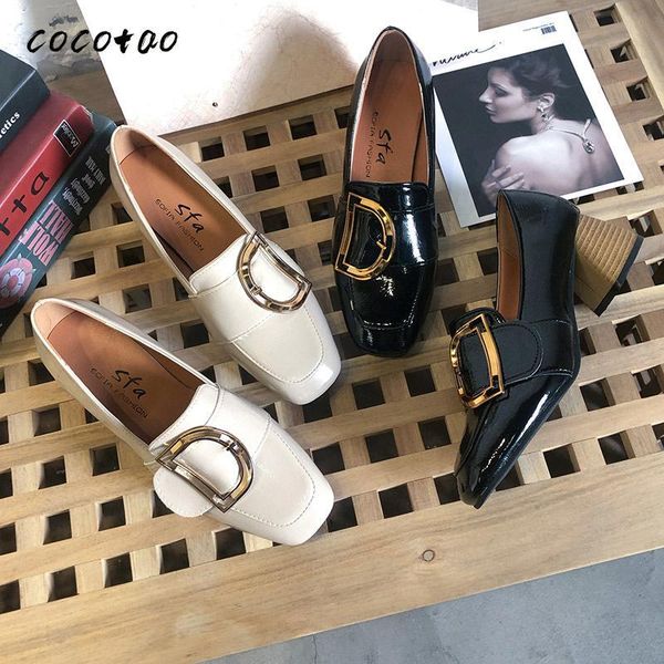 dress shoes high heel women 2021 spring wild fashion students thick with retro comfortable professional british square head single, Black
dress shoes high heel women 2021 spring wild fashion students thick with retro comfortable professional british square head single, Black