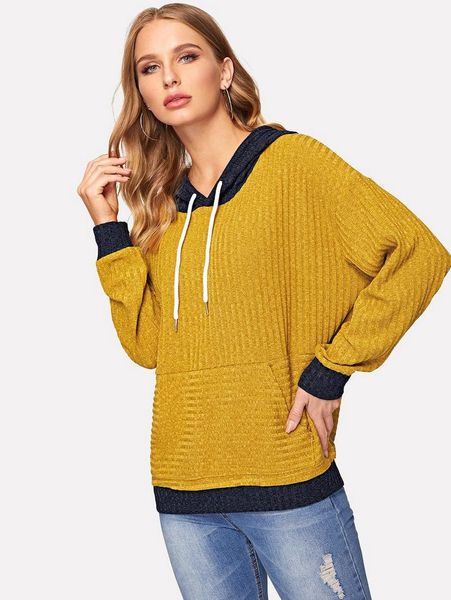women's hoodies & sweatshirts linglewei winter color matching collision hat cashmere, Black
women's hoodies & sweatshirts linglewei winter color matching collision hat cashmere, Black