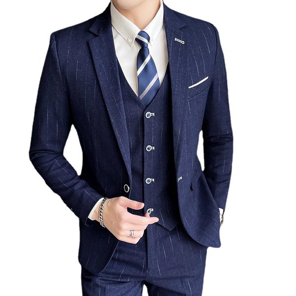 blazer + vest + pants groom wedding dress stage performance mens formal striped suit 3 pce & 2 pce set male slim business suit 4xl 5xl, White;black
blazer + vest + pants groom wedding dress stage performance mens formal striped suit 3 pce & 2 pce set male slim business suit 4xl 5xl, White;black
