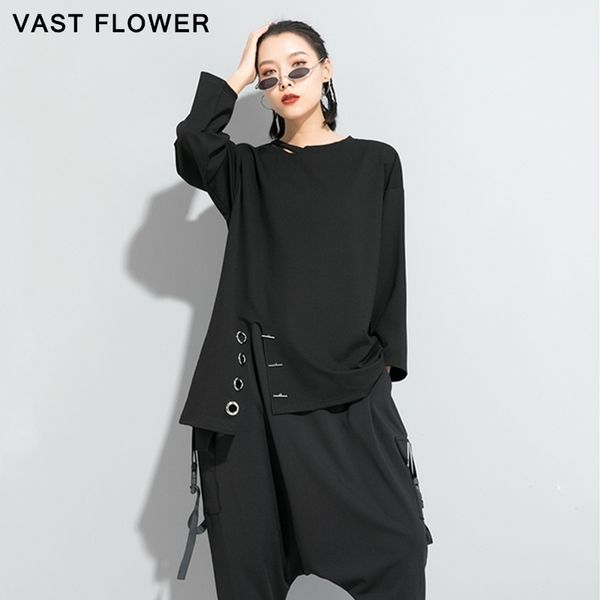 irregular split black plus size t shirt women loose casual long sleeve tee shirt femme fashion clothes spring autumn 2021 210309, White
irregular split black plus size t shirt women loose casual long sleeve tee shirt femme fashion clothes spring autumn 2021 210309, White