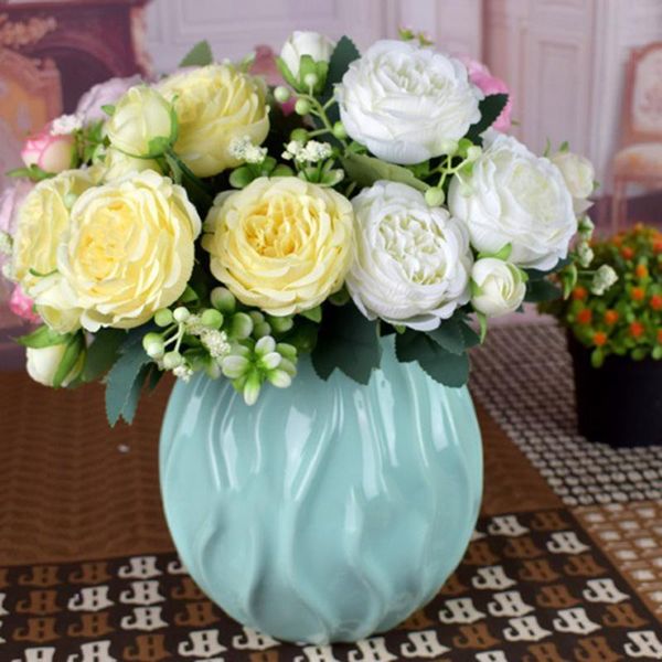 decorative flowers & wreaths white roses artificial silk peonies wedding vases for home decor bride bouquet foam craft gifts fake plants
decorative flowers & wreaths white roses artificial silk peonies wedding vases for home decor bride bouquet foam craft gifts fake plants
