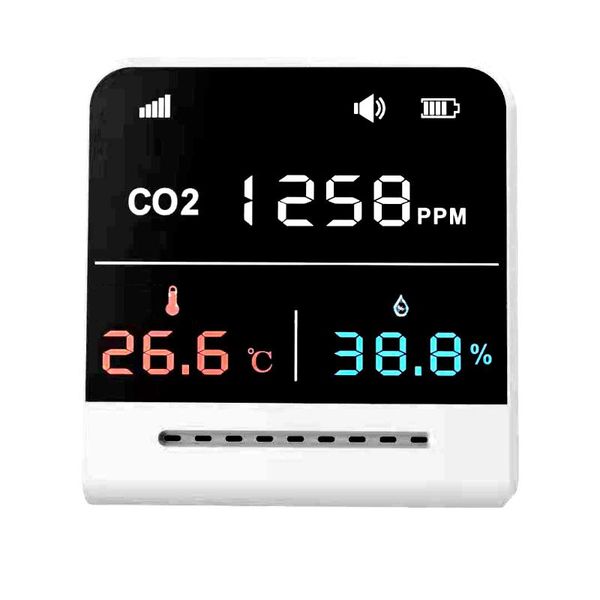 smart home control co2 meter indoor carbon dioxide detector infrared induction large lcd display detection temperature humidity monitor
smart home control co2 meter indoor carbon dioxide detector infrared induction large lcd display detection temperature humidity monitor