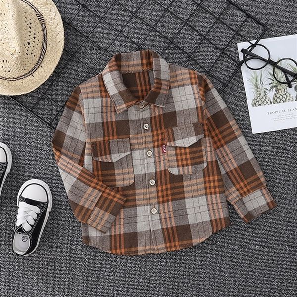 spring autumn cotton baby boy clothes children long sleeve shirt plad tees infant out kids fashion toddler casual clothing 210306, White;black
spring autumn cotton baby boy clothes children long sleeve shirt plad tees infant out kids fashion toddler casual clothing 210306, White;black