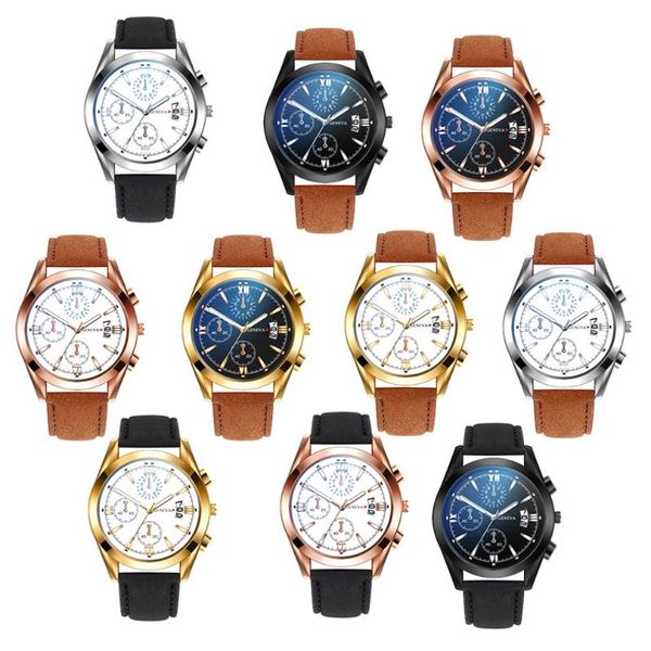 wristwatches business watch men's classic fashion quartz clock hour, Slivery;brown
wristwatches business watch men's classic fashion quartz clock hour, Slivery;brown