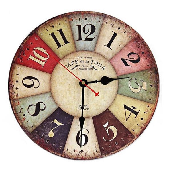 wooden wall clock modern design vintage rustic retro clock home office cafe decoration art large wall watch
wooden wall clock modern design vintage rustic retro clock home office cafe decoration art large wall watch